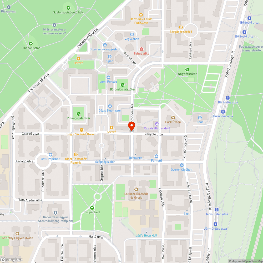 Elhagyott, sérült Toyota bejelentés helye