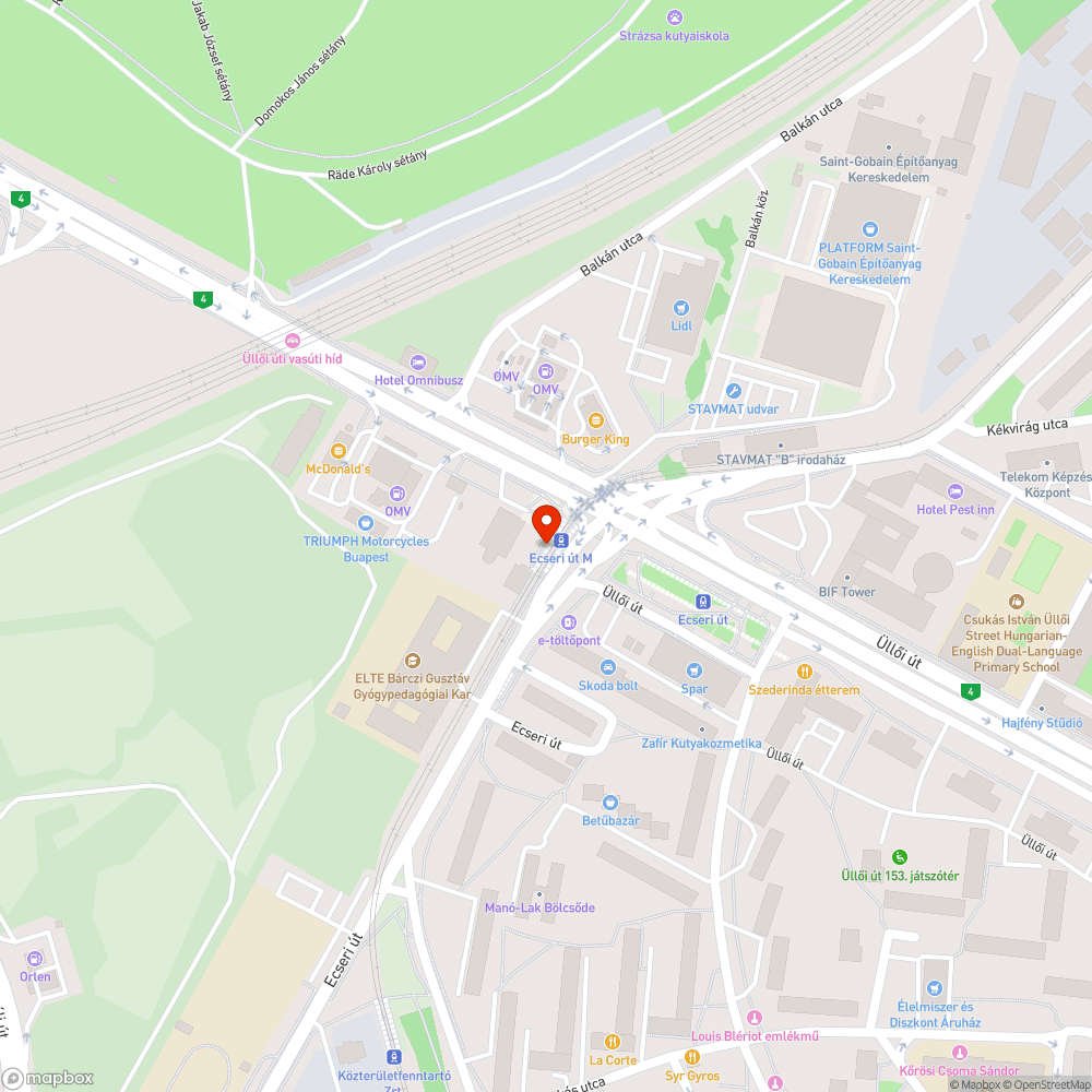 Beszakadt közműfedél bejelentés helye