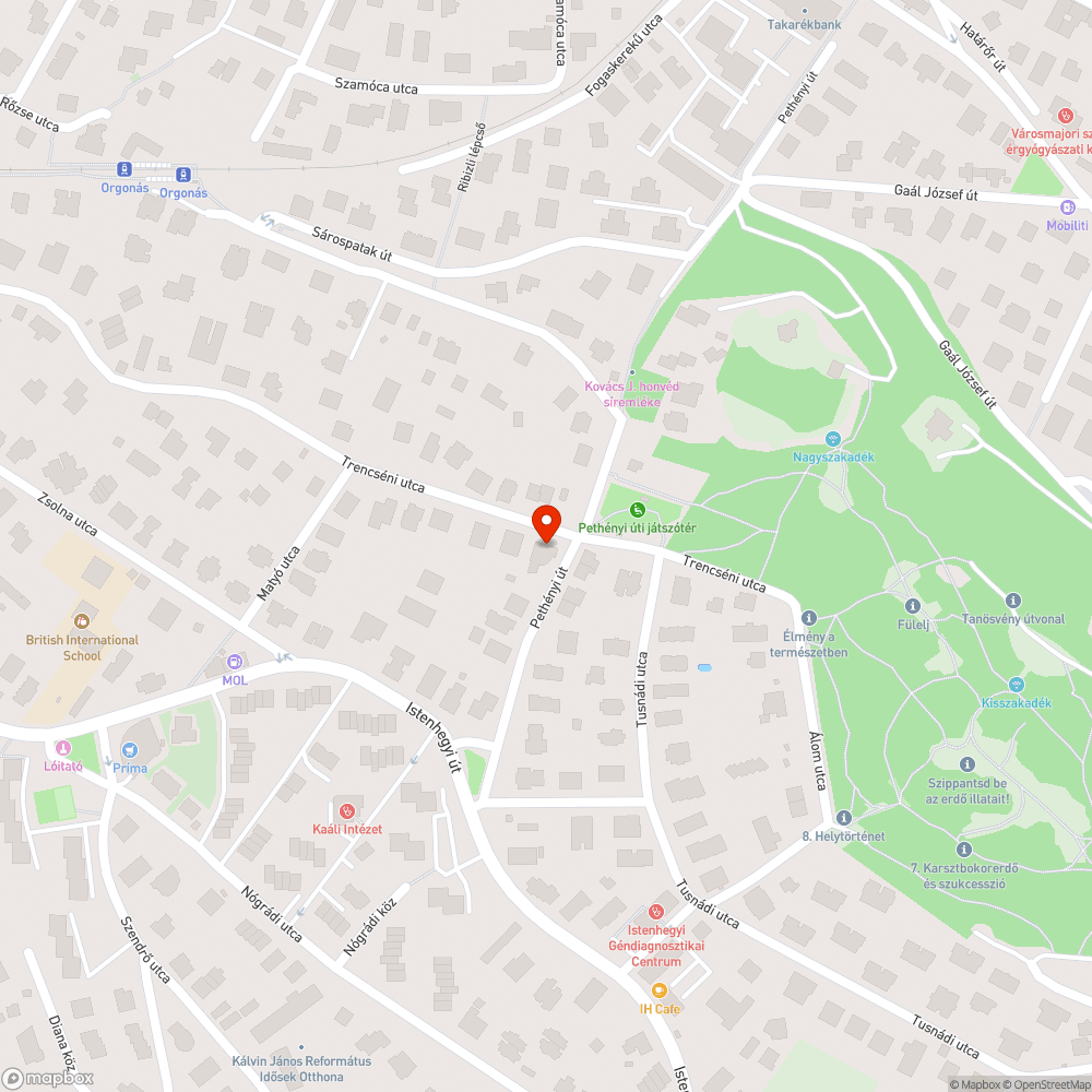 Föld feletti tűzcsap bejelentés helye