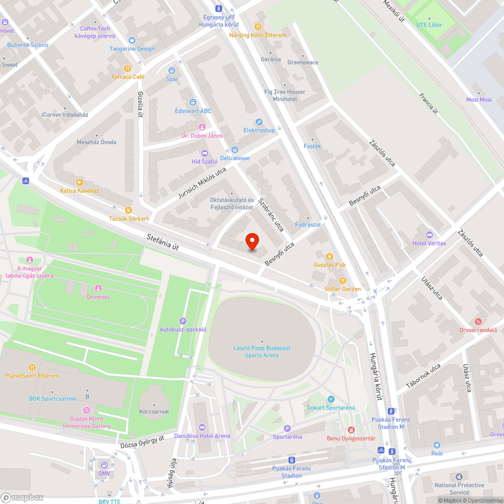 Zöldterületen parkolás bejelentés helye