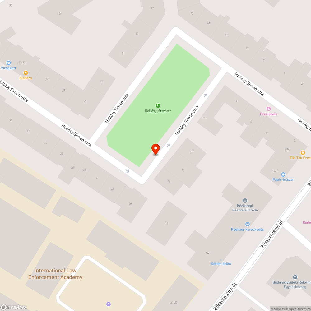 Hibás zár a játszótéri kapun bejelentés helye