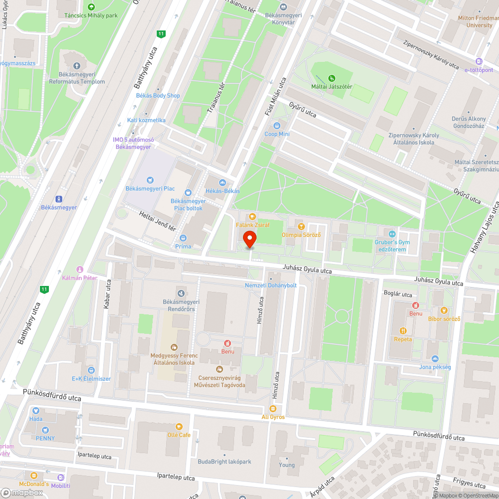 Parkolás a járdán bejelentés helye