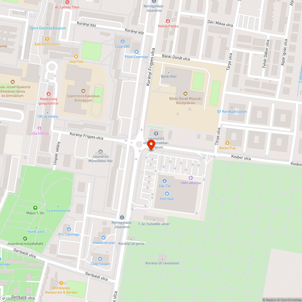 Kivágott fa bejelentés helye