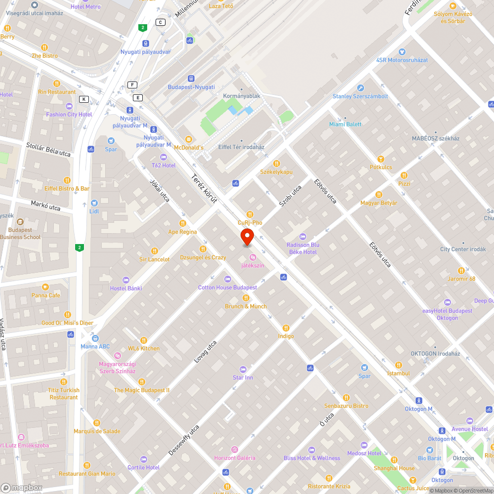 A telefonfülkékben szemét bejelentés helye