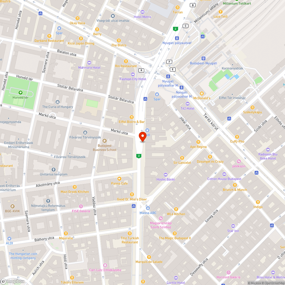 Törött Telekom aknafedél bejelentés helye