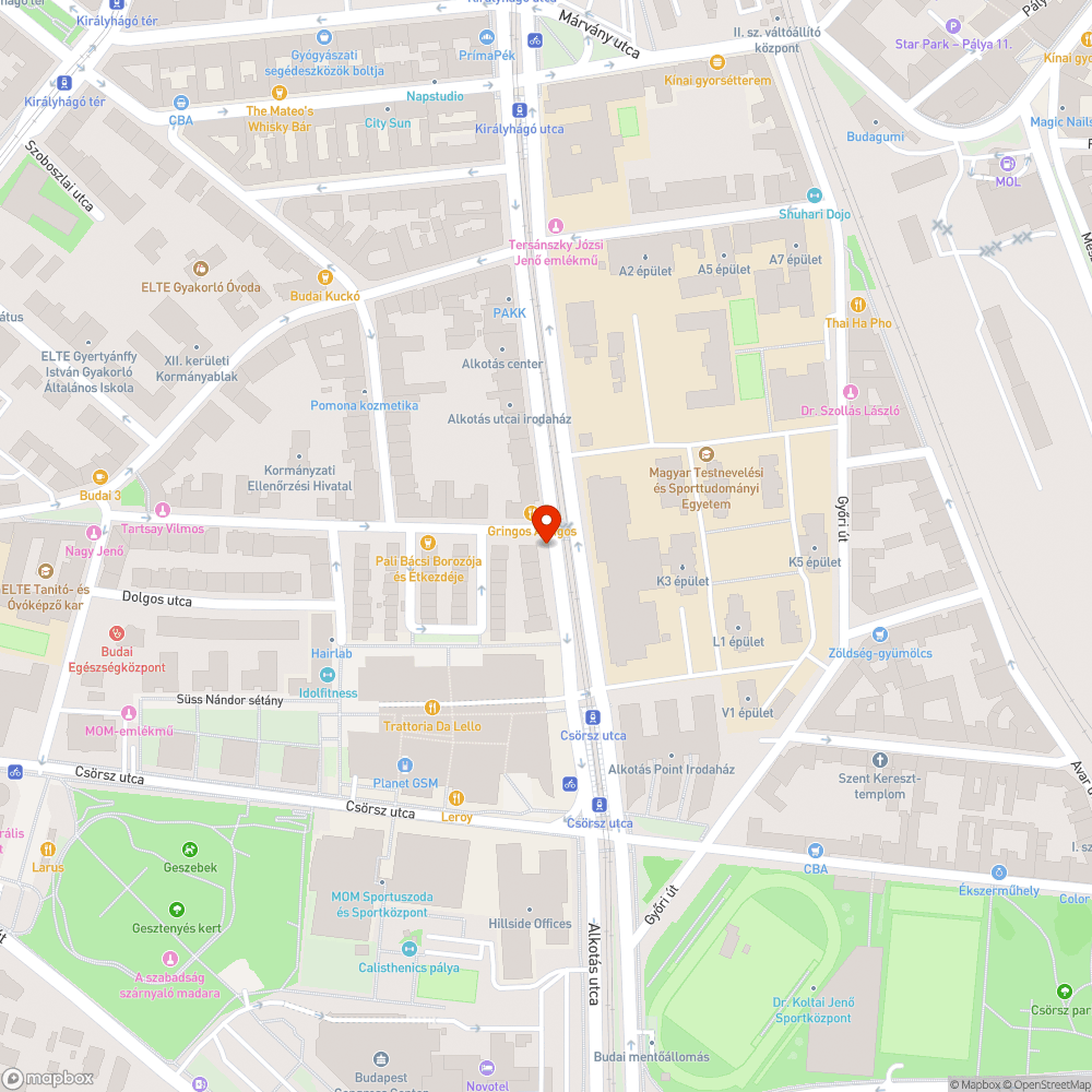 Rövid gyalogos zöld lámpa bejelentés helye