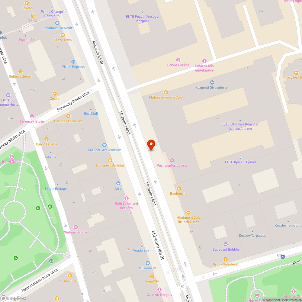 Letört köztéri szemetes bejelentés helye