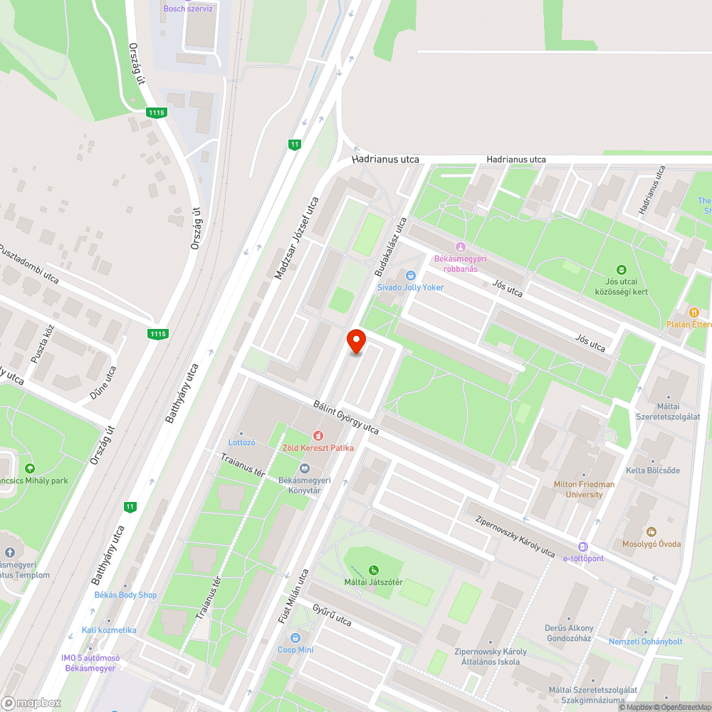 Kiégett bejelentés helye