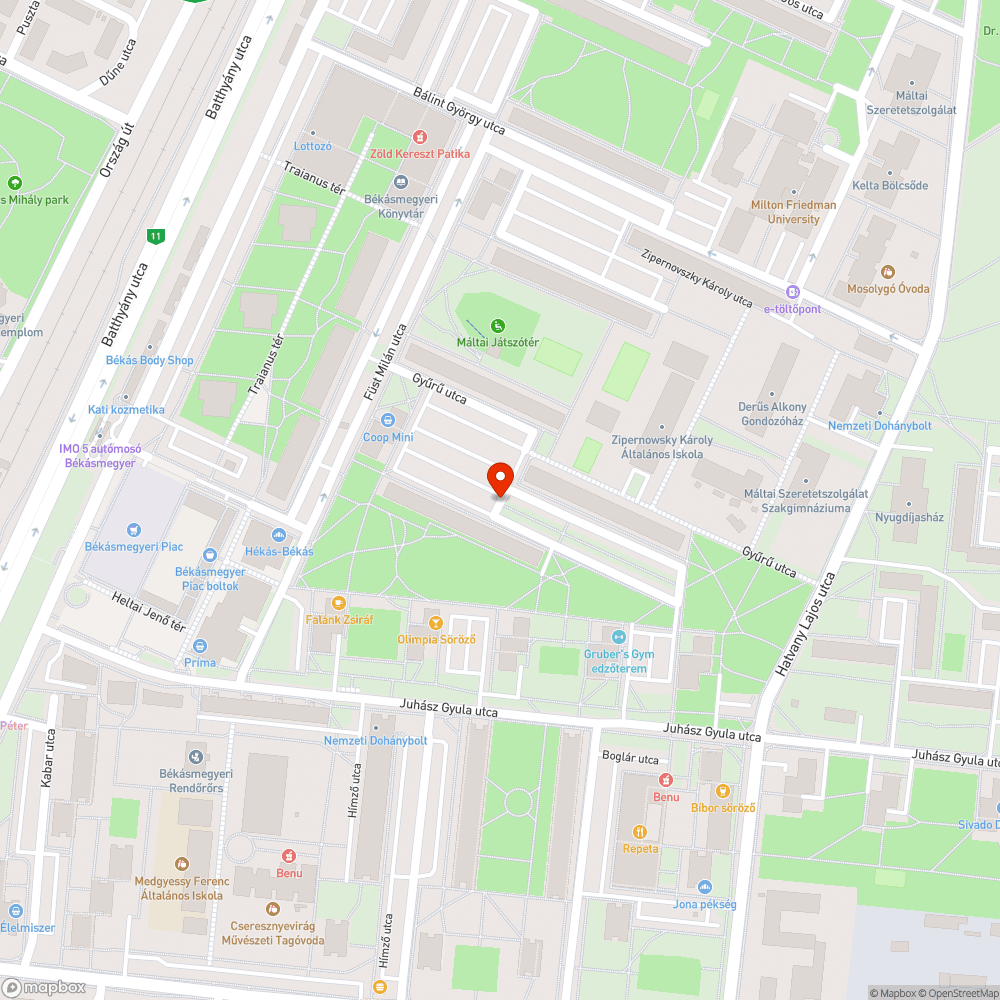 Kiégett lámpa bejelentés helye