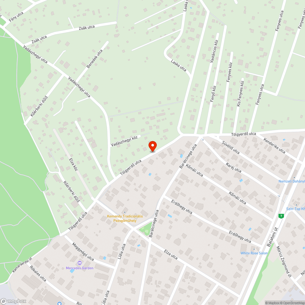 Fakidőlés bejelentés helye