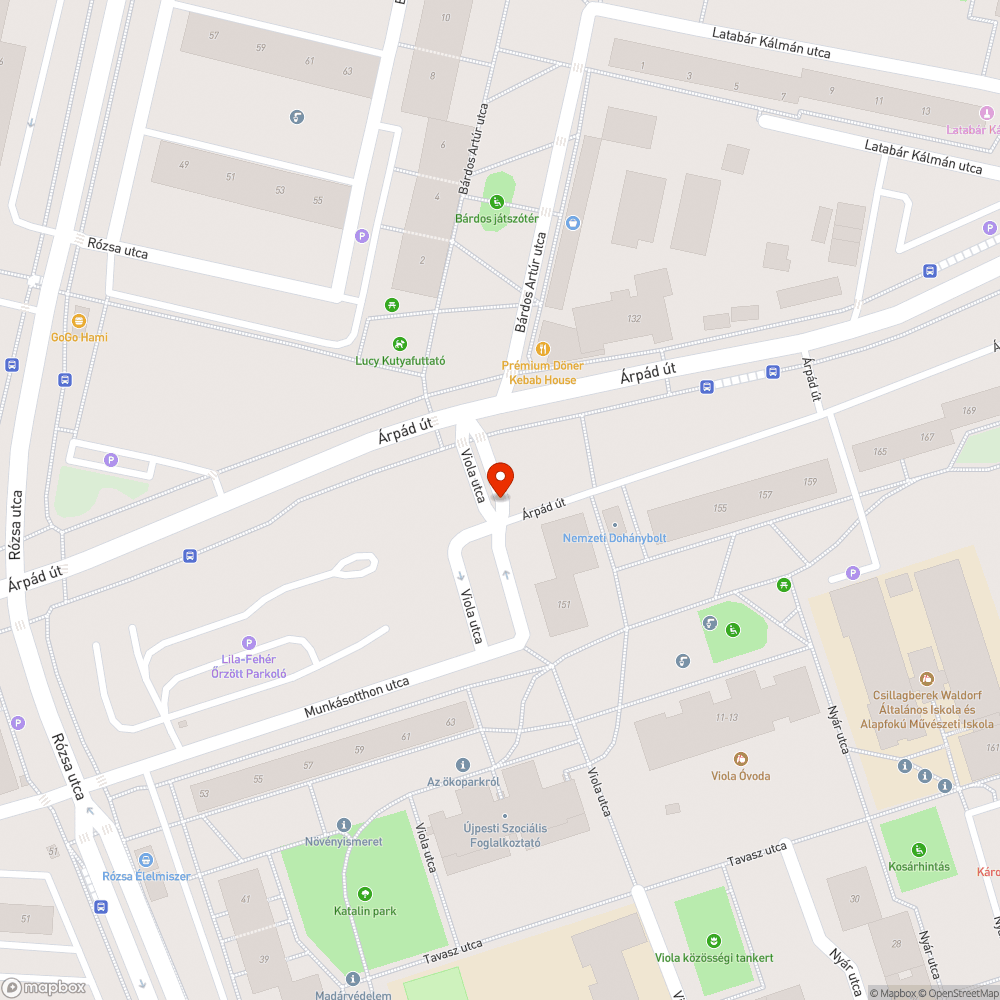 Mozgó (nem stabil) közlekedési lámpa bejelentés helye