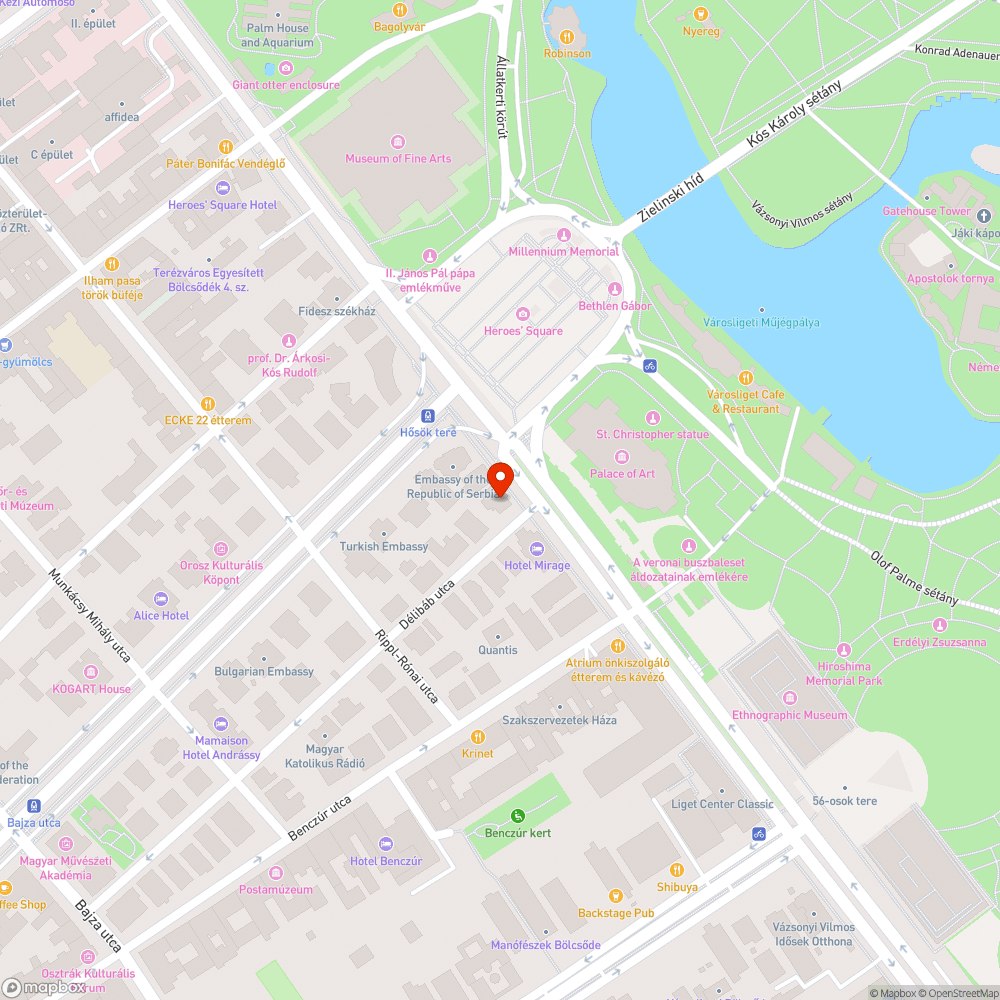 Járdahiba bejelentés helye