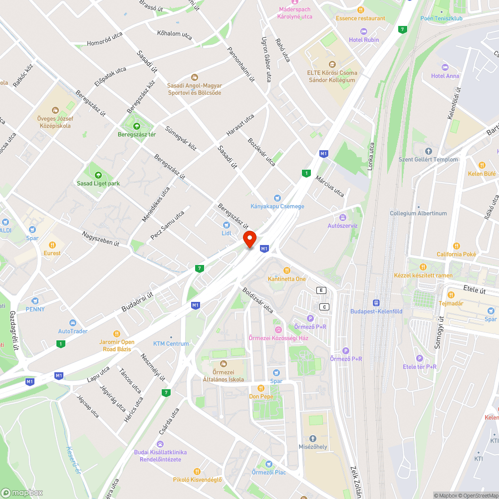 Budaörsi - Beregszász aluljáró összefirkálva bejelentés helye