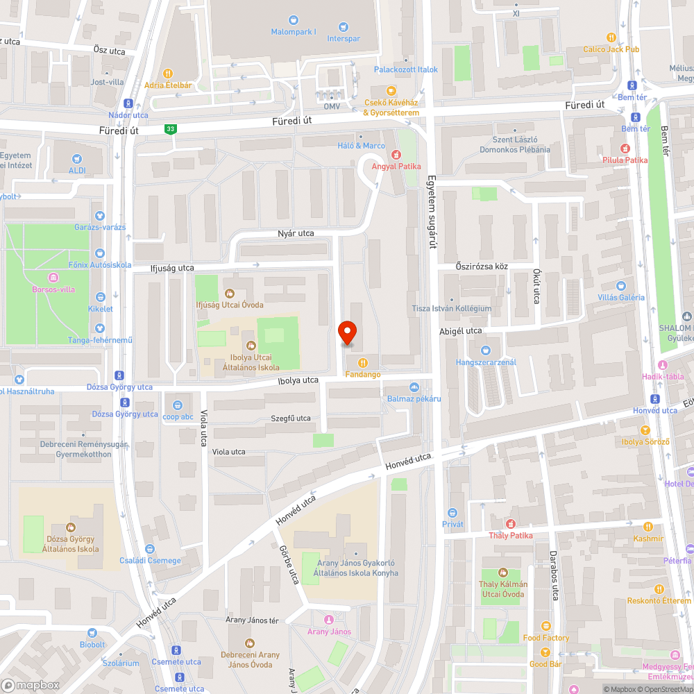 Lehetetlen parkolás bejelentés helye