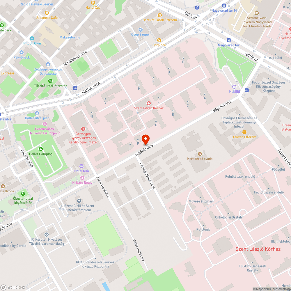 Rendszám nélküli autóbusz bejelentés helye