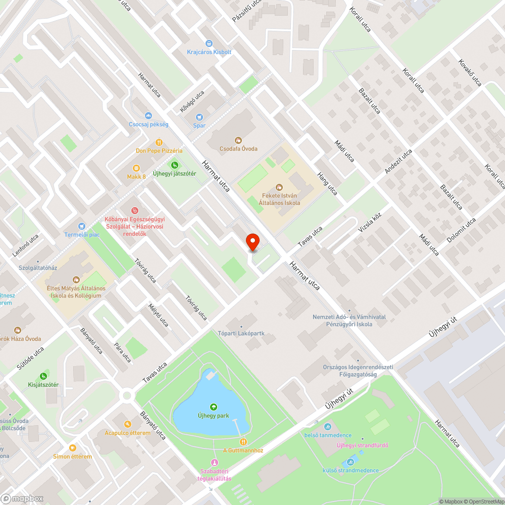 Ez-az fákon bejelentés helye