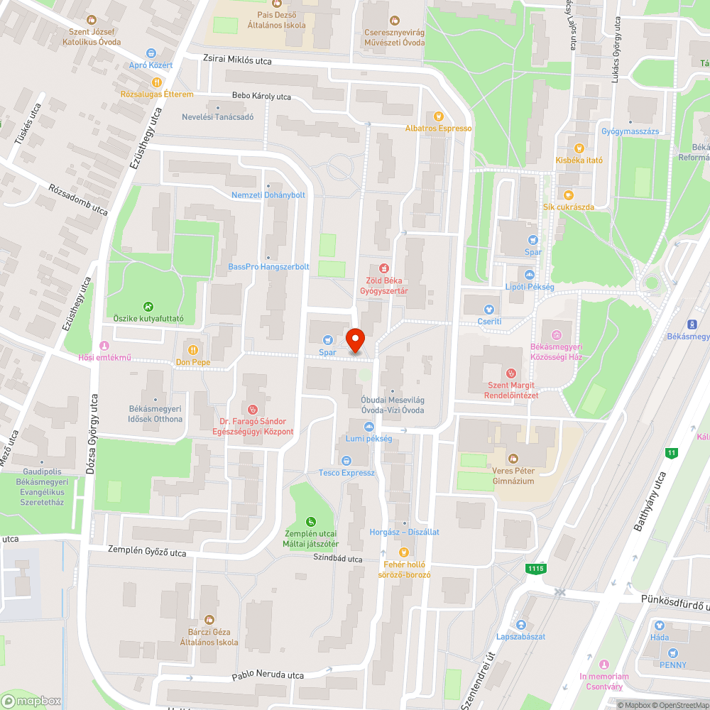 Kiégett bejelentés helye