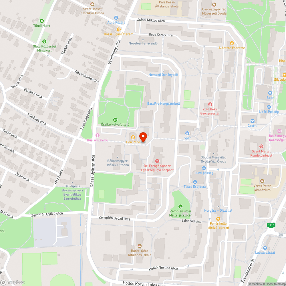 Kiégett bejelentés helye