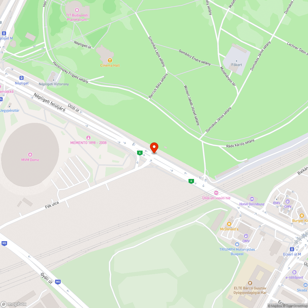 Hiányzó terelőoszlopok bejelentés helye