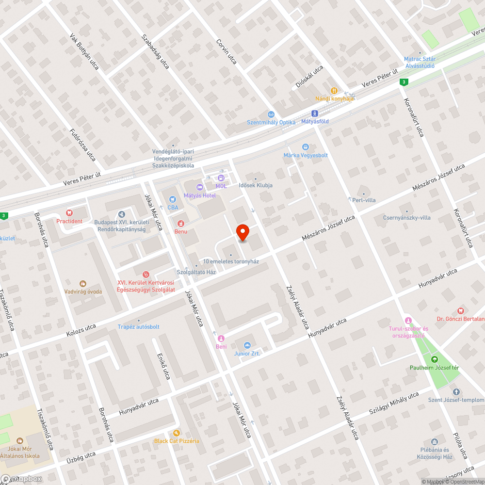 Parkolás bejelentés helye