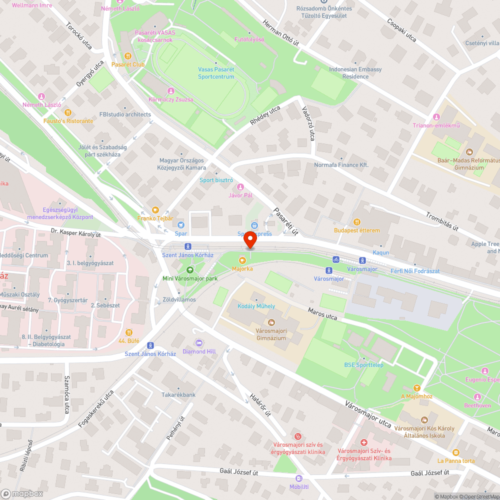 Pad bejelentés helye