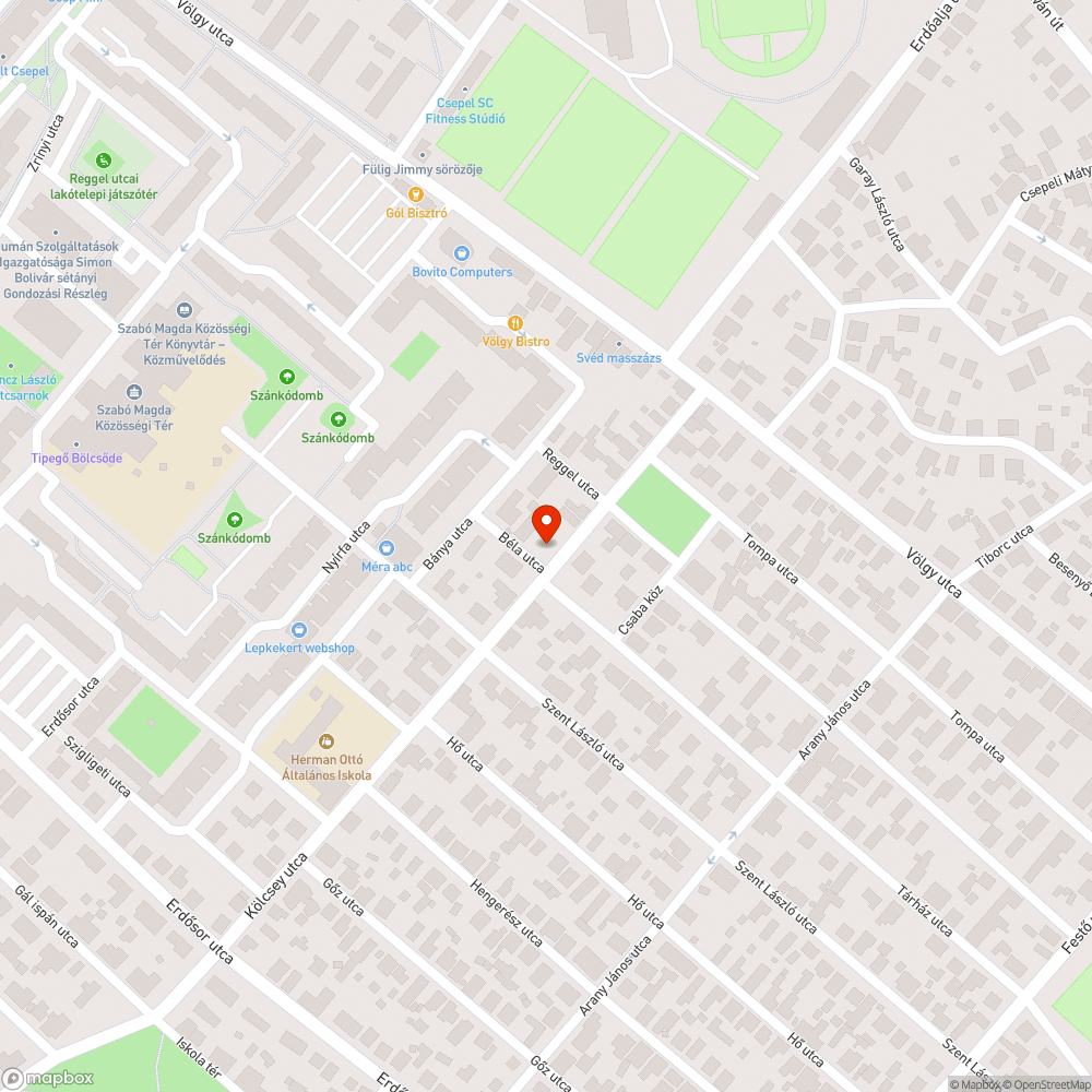 Elsüllyedt fedlap bejelentés helye