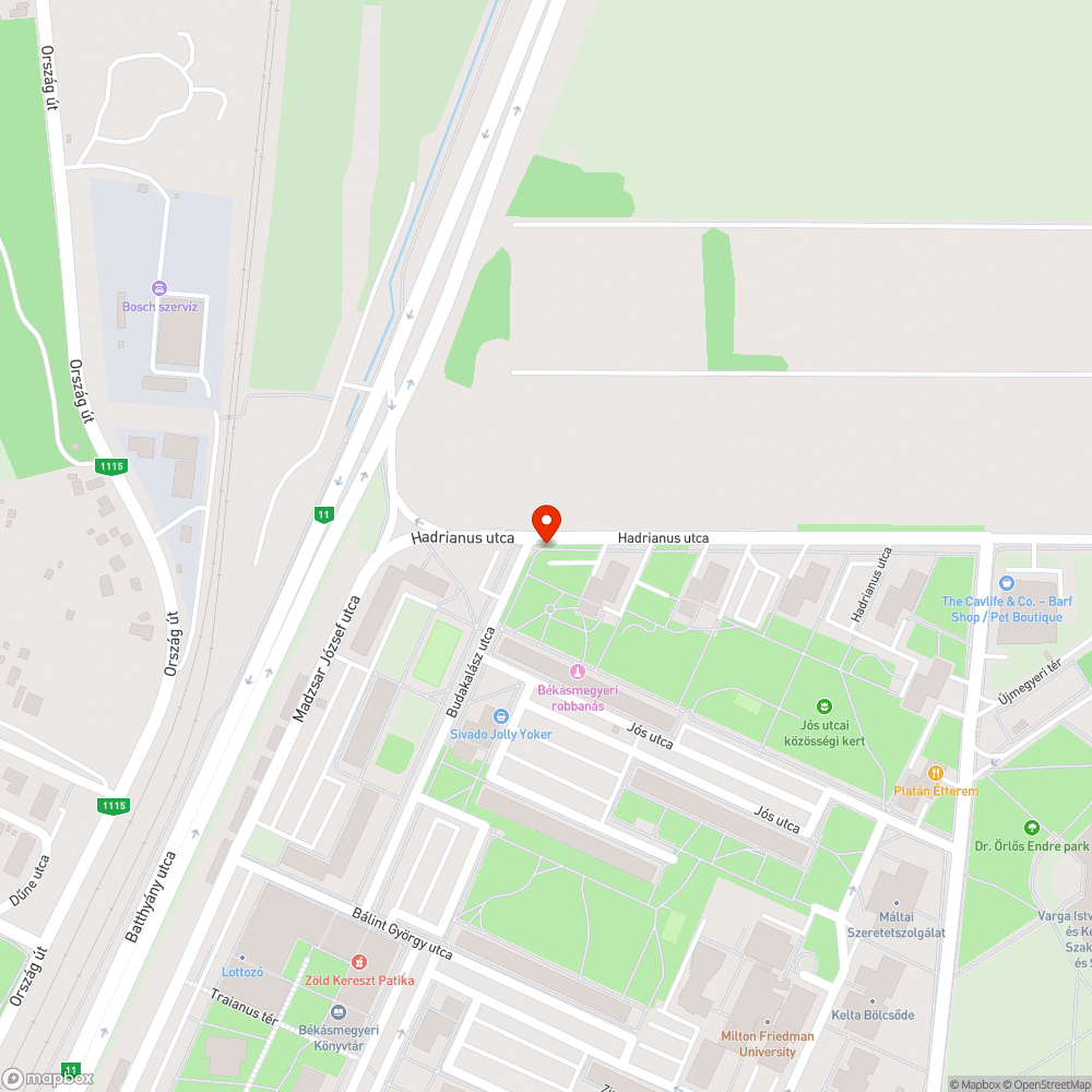 Botlásveszélyes bejelentés helye