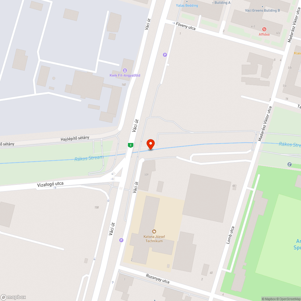 Duzzasztógát a Rákos-patakon bejelentés helye