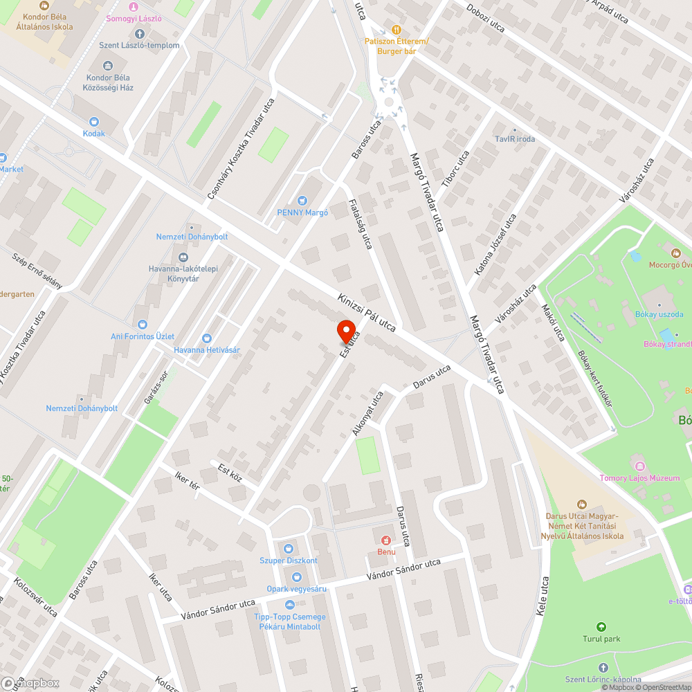 Hiányos járda bejelentés helye