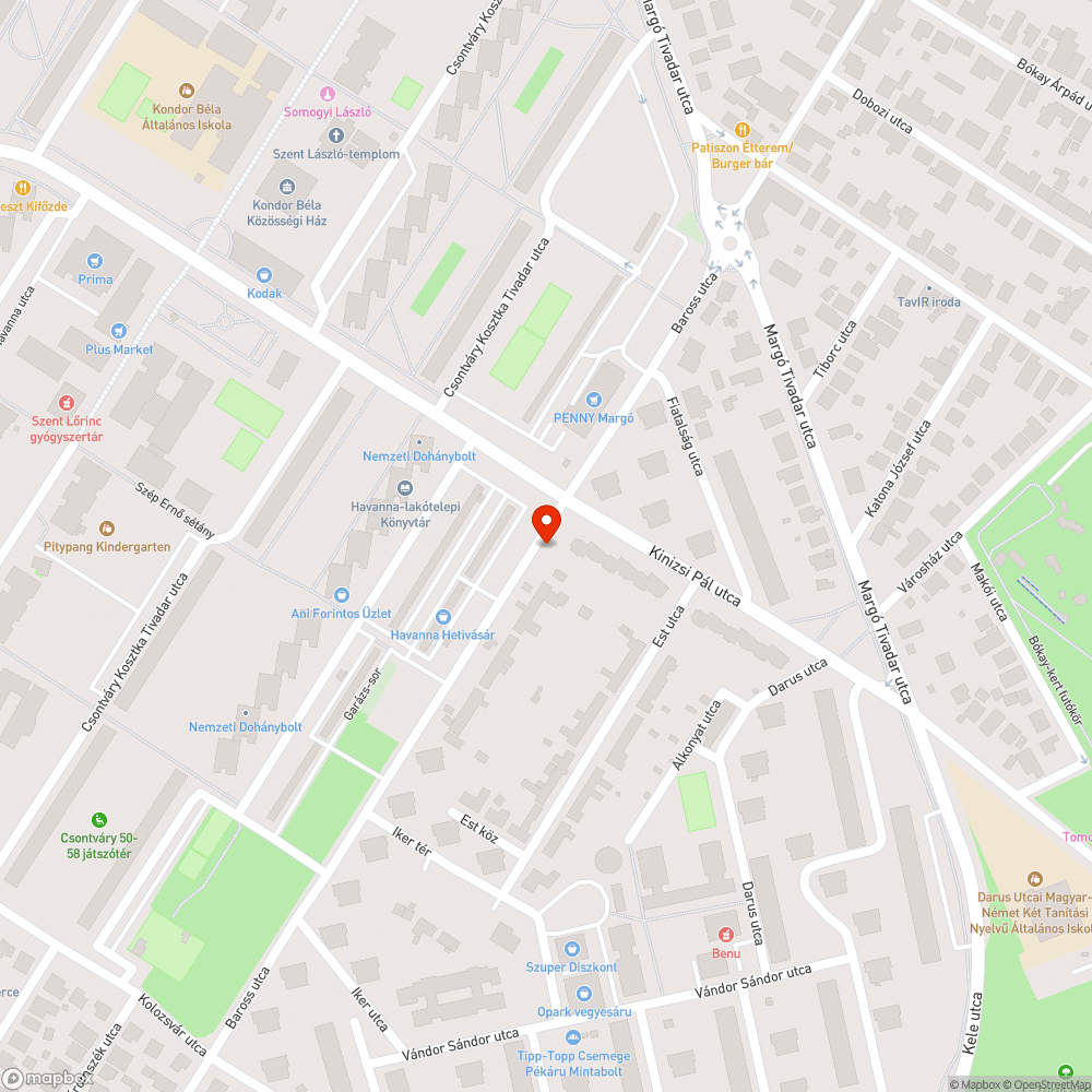 Szemetes bejelentés helye