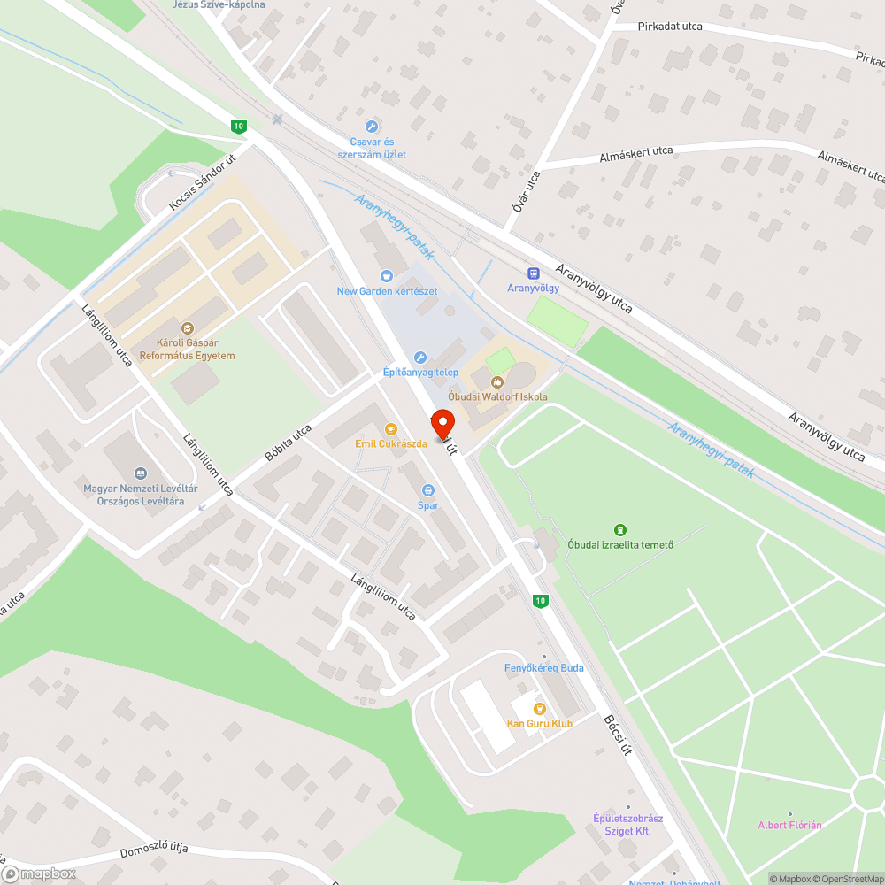 Egyenetlen járda bejelentés helye