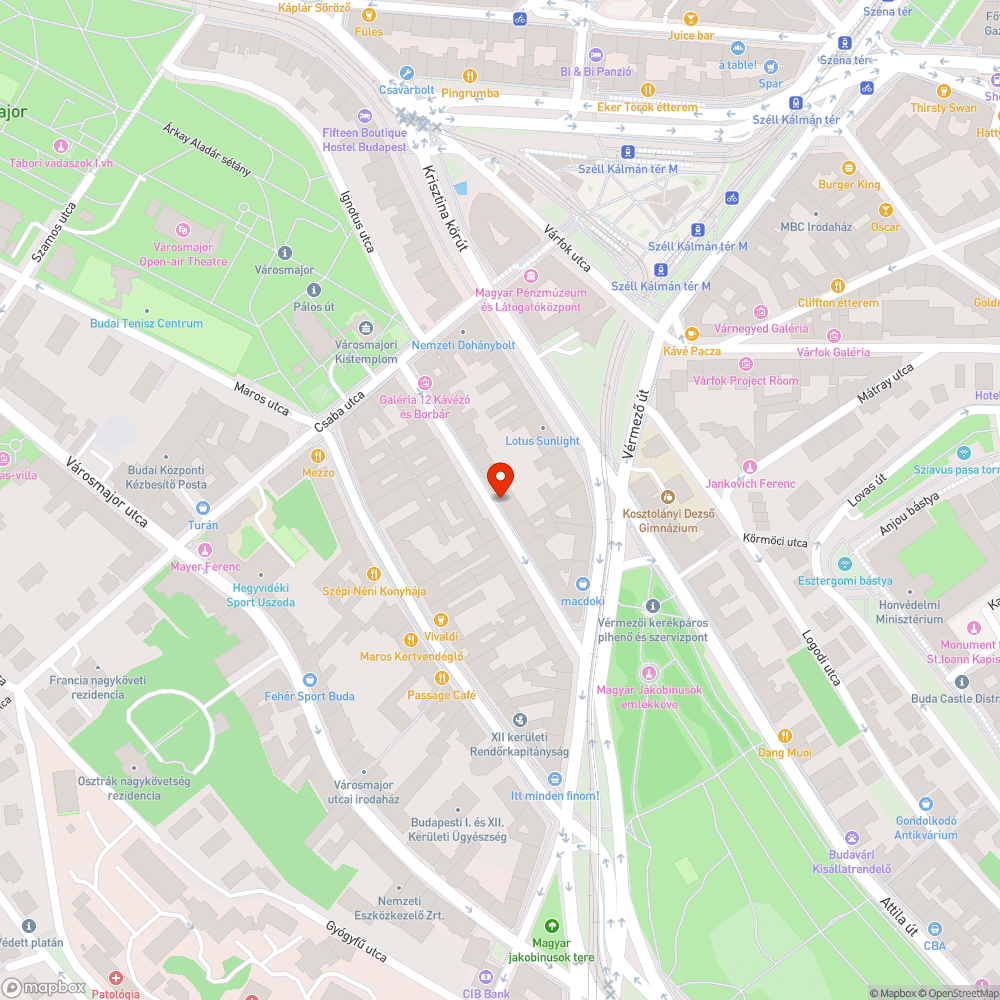 NAV parkoló bejelentés helye