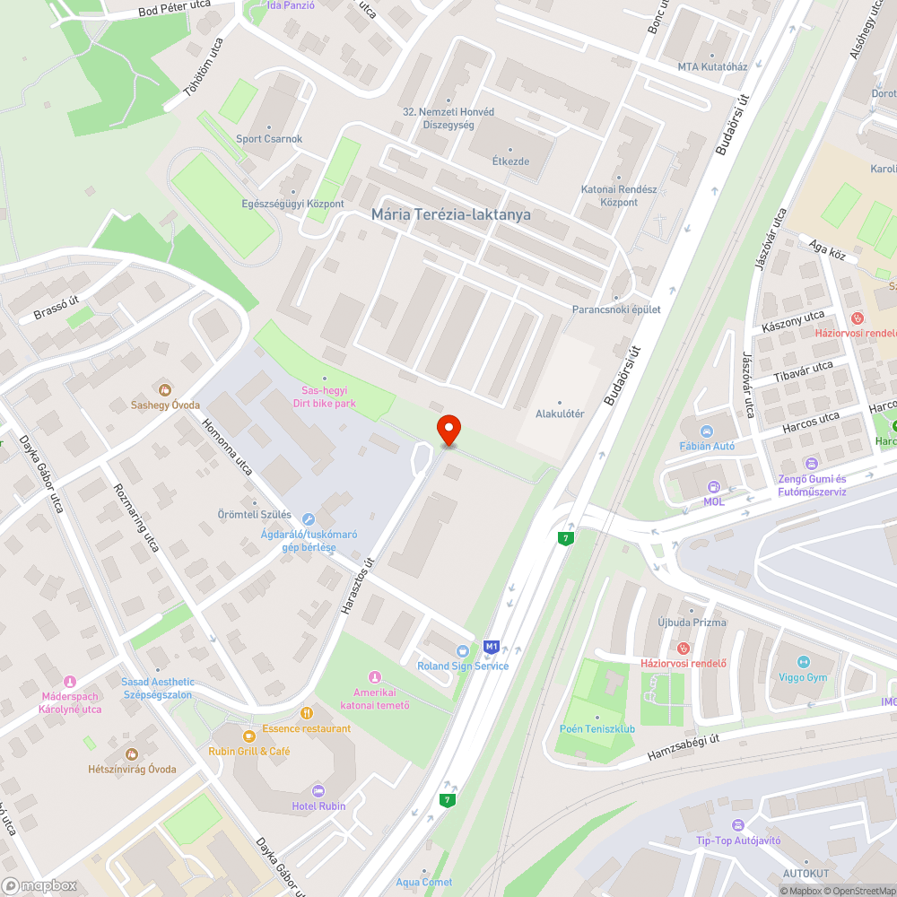 Nincs világítás  Harasztos út - Brassó út bejelentés helye