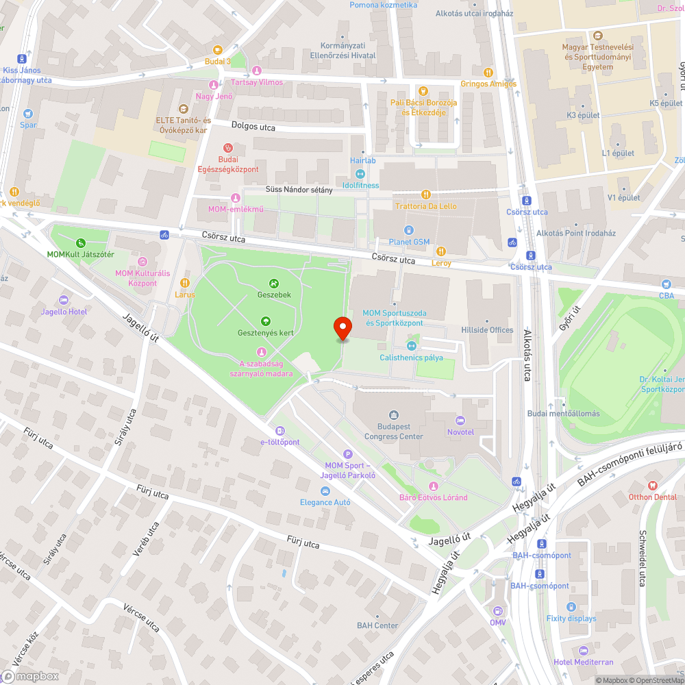 Járda bejelentés helye