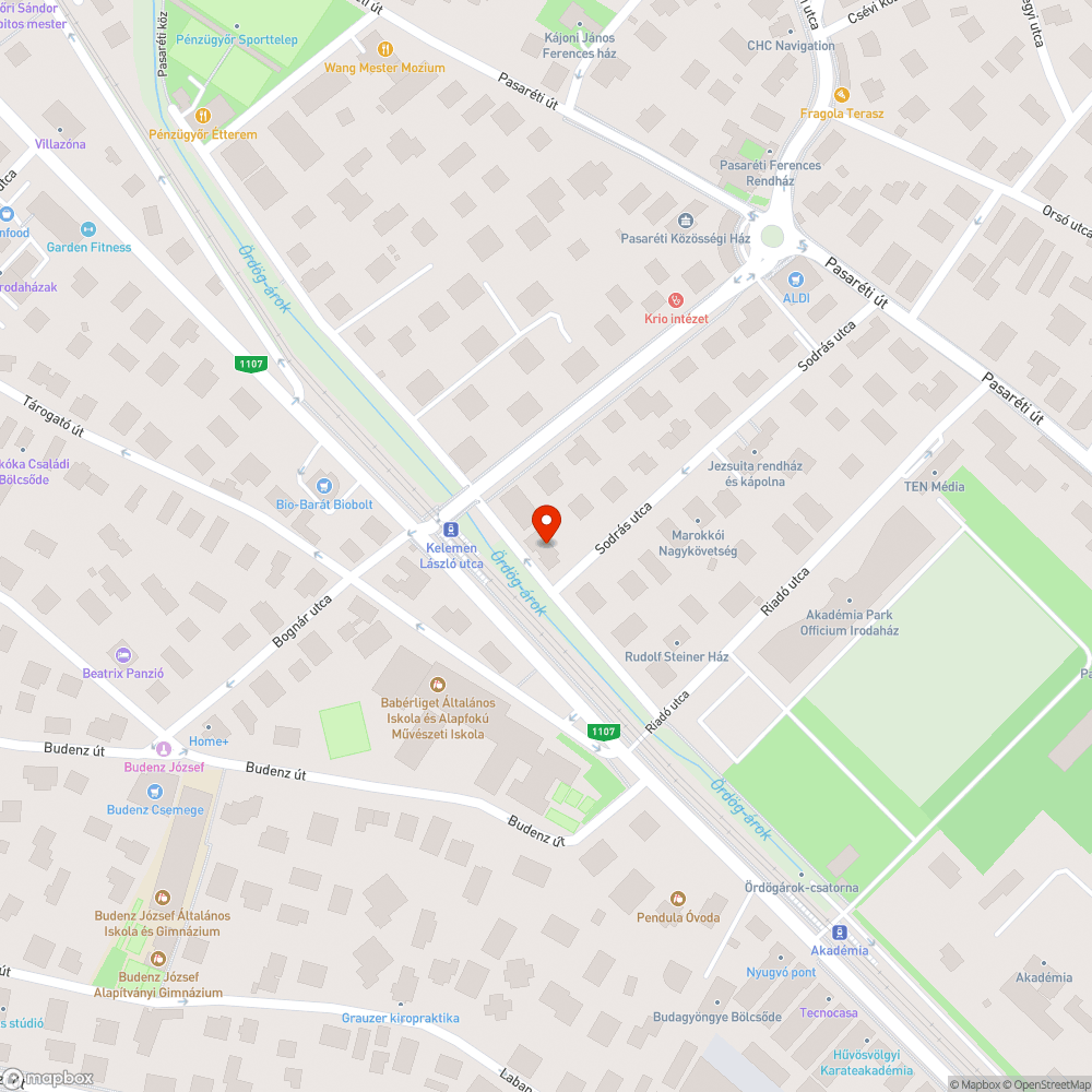 Tönkretett zöldterület bejelentés helye