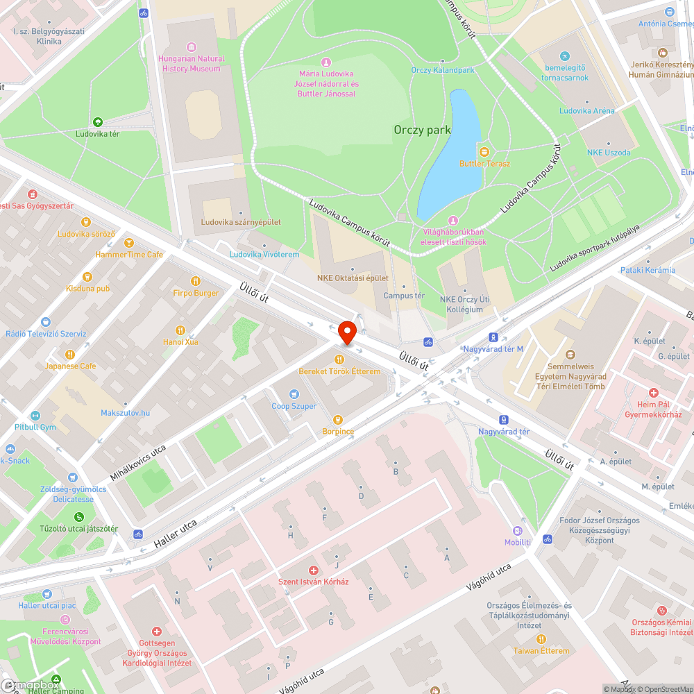 Aknába folyó víz bejelentés helye