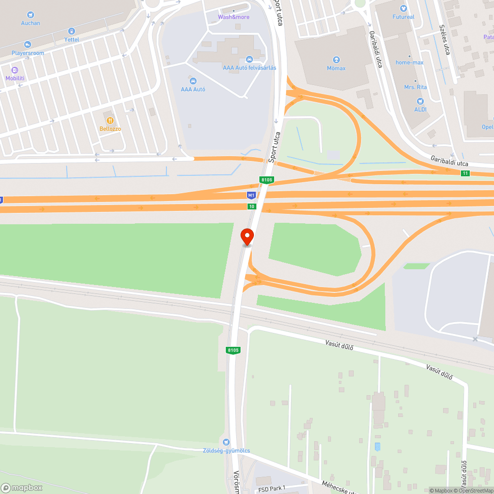 Hatalmas ÚJ kátyú bejelentés helye