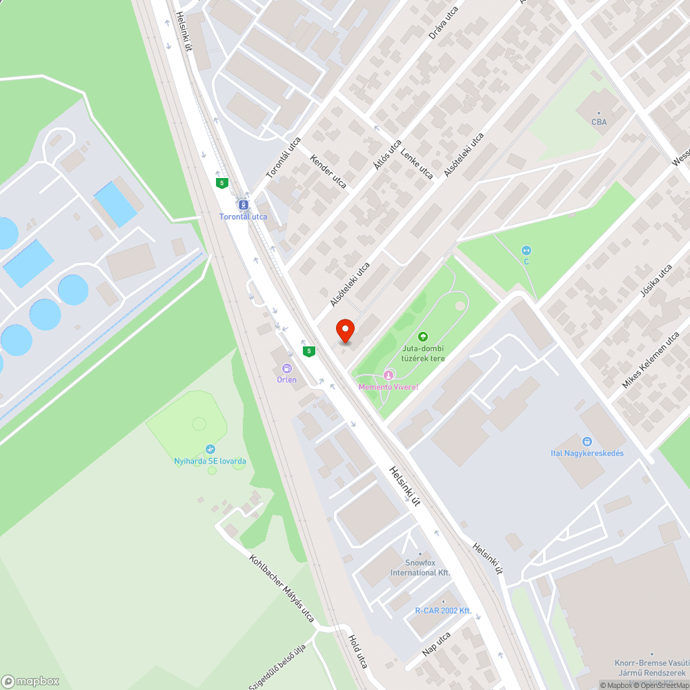 Járdán parkolás bejelentés helye