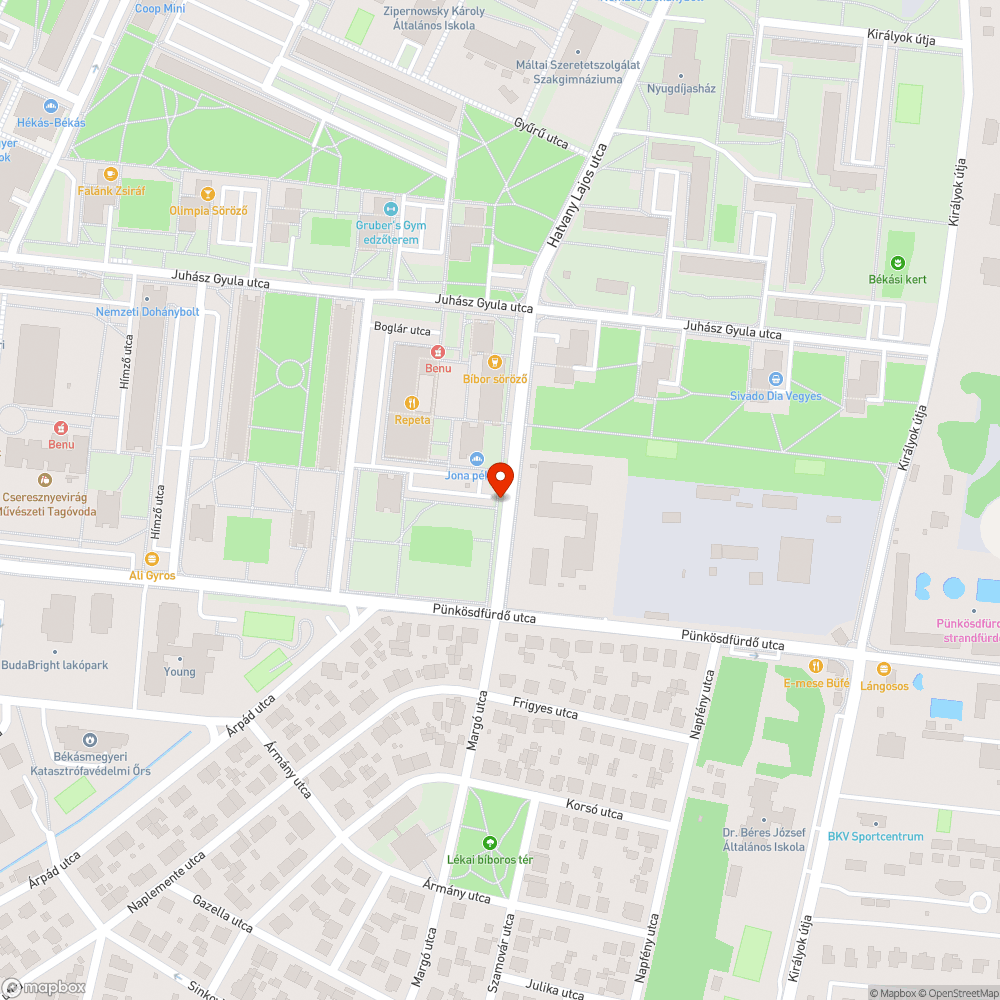 Fák újratelepítése elmaradt bejelentés helye