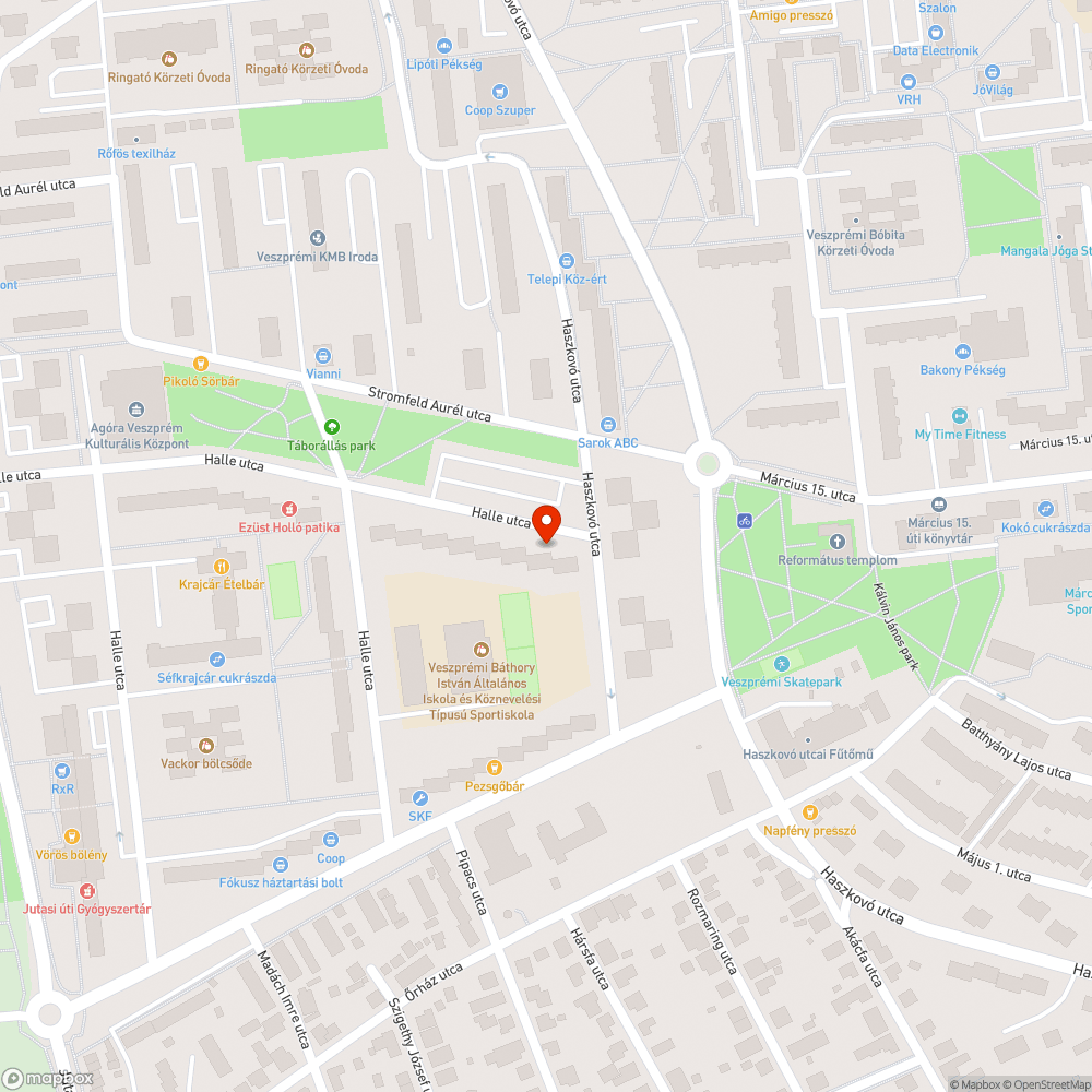 Szemét bejelentés helye