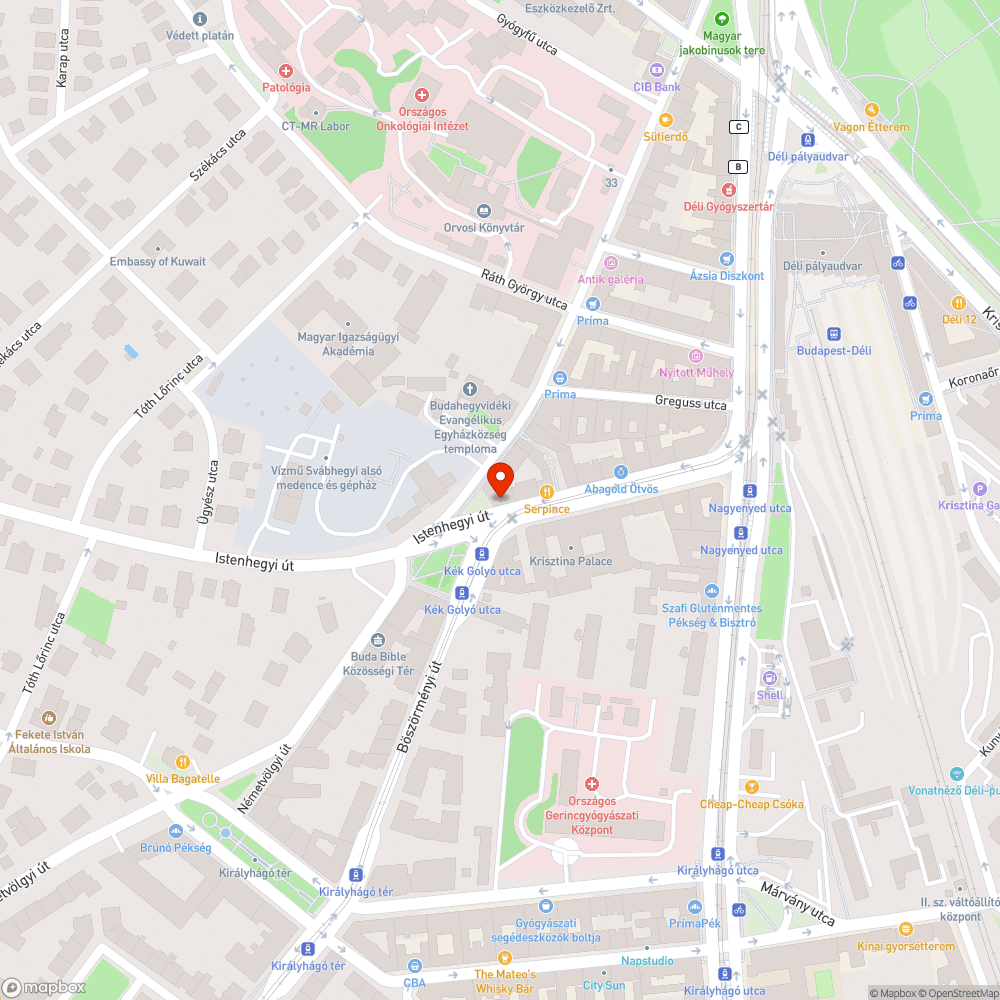 Elfordult jelzőlámpa bejelentés helye