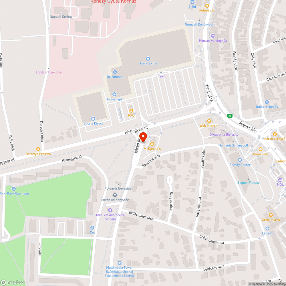 Nem világítanak bejelentés helye