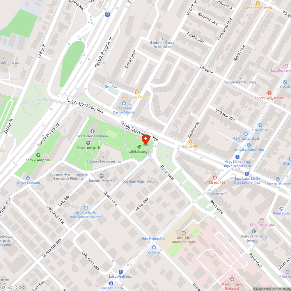 Lezárt mászóka bejelentés helye