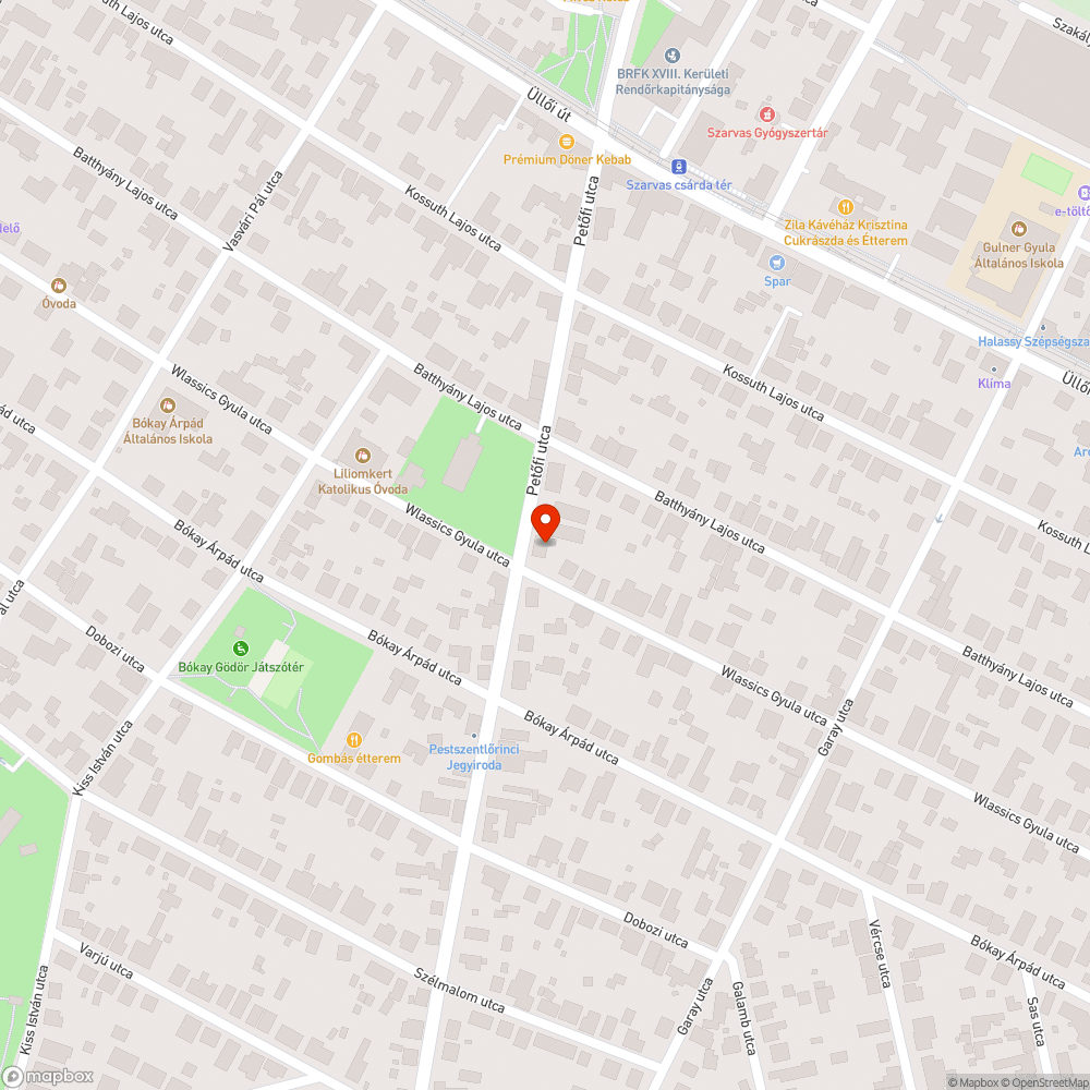 Hiányos, süllyedő közmű bejelentés helye