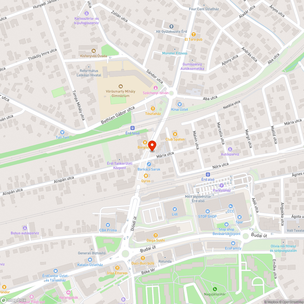 Megrongált világítás bejelentés helye