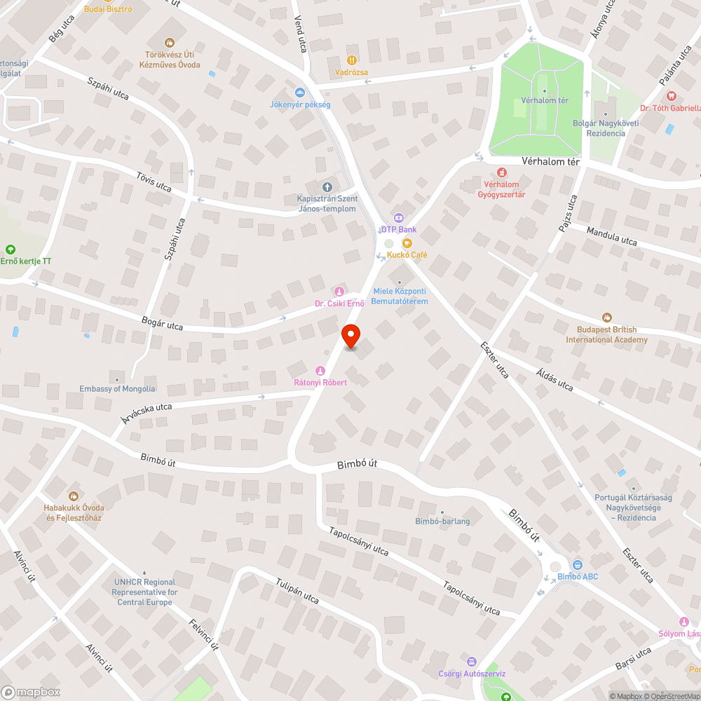 Üres fahely bejelentés helye