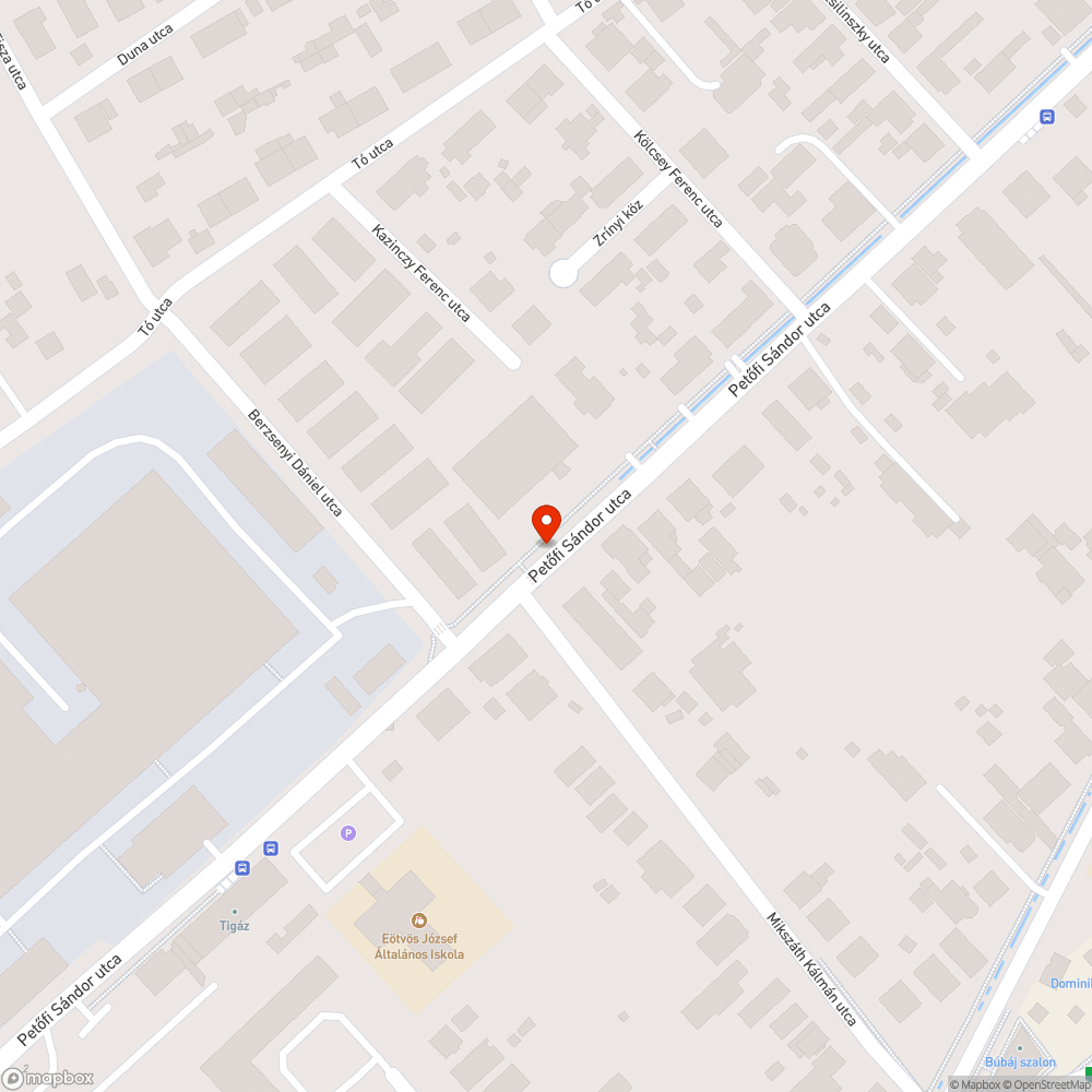 Kopott zebra bejelentés helye