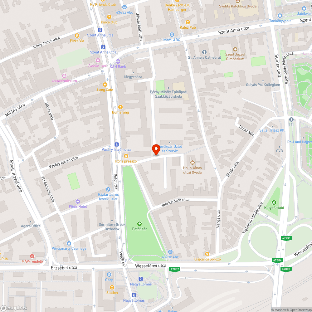 Kidőlt tábla bejelentés helye