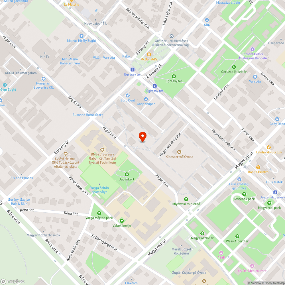 Kátyus járda bejelentés helye