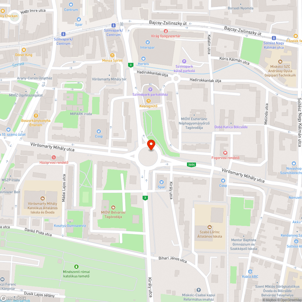 Áll a víz a zebránál bejelentés helye